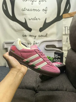 Adidas Samba OG Pink Suede Lifestyle Sneakers 5