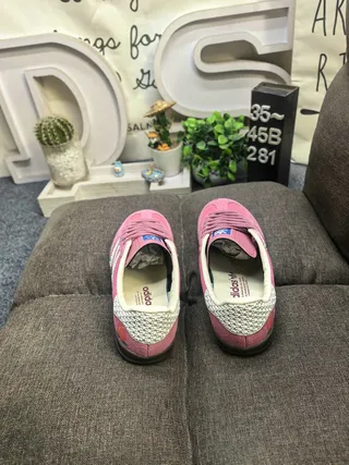 Adidas Samba OG Pink Suede Lifestyle Sneakers 8