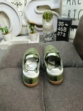 Adidas Samba Olive Green White Lifestyle Sneakers 8