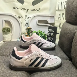 Adidas Samba Pink and Black Lifestyle Sneakers