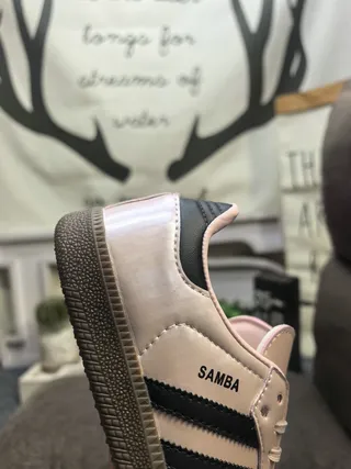 Adidas Samba Pink and Black Lifestyle Sneakers 3