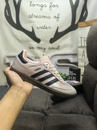 Adidas Samba Pink and Black Lifestyle Sneakers 5
