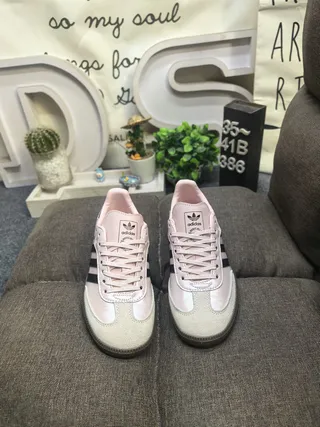 Adidas Samba Pink and Black Lifestyle Sneakers 10