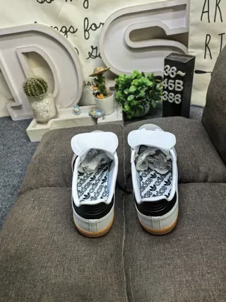 Adidas Samba White Black Gray Gum Lifestyle Sneakers 8