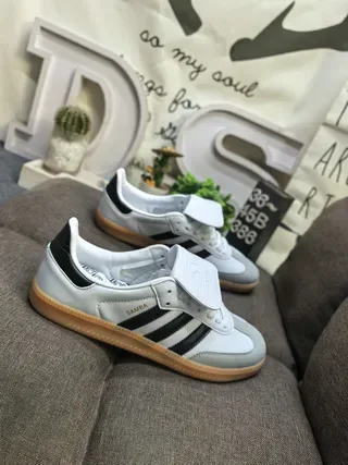 Adidas Samba White Black Gray Gum Lifestyle Sneakers 9