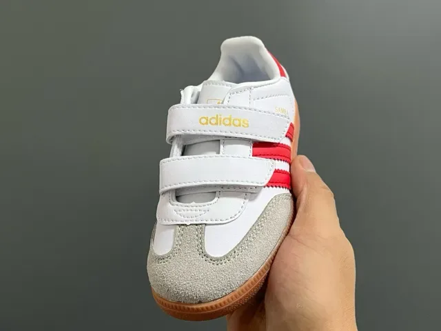 Adidas Samba White Black Stripe Lifestyle Sneakers 18