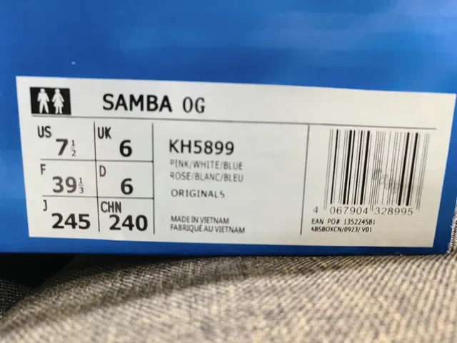 Adidas Samba White Navy Pink Lifestyle Sneakers 2