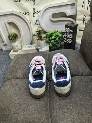 Adidas Samba White Navy Pink Lifestyle Sneakers 8
