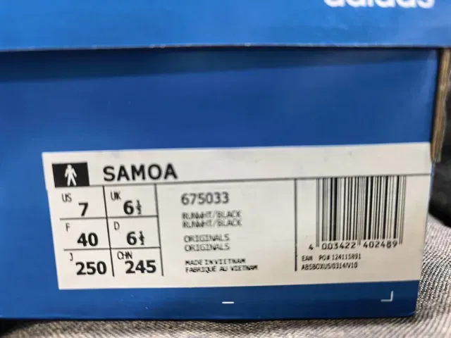 Adidas Samoa White Black Rainbow Outsole Lifestyle Sneakers 2