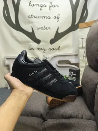 Adidas Samoa White Black Rainbow Outsole Lifestyle Sneakers 5