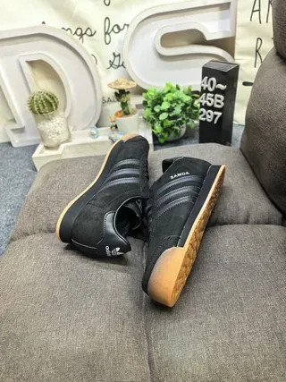 Adidas Samoa White Black Rainbow Outsole Lifestyle Sneakers 6
