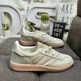 Adidas Spezial Beige and Pink Lifestyle Sneakers