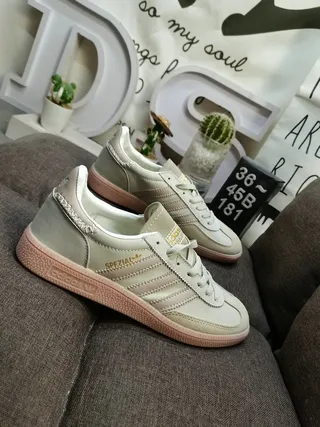 Adidas Spezial Beige and Pink Lifestyle Sneakers 9