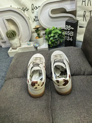 Adidas Spezial Zapatillas Lifestyle Marrón y Crema con estampado de vaca 8