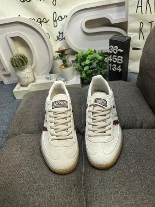 Adidas Spezial Zapatillas Lifestyle Marrón y Crema con estampado de vaca 10