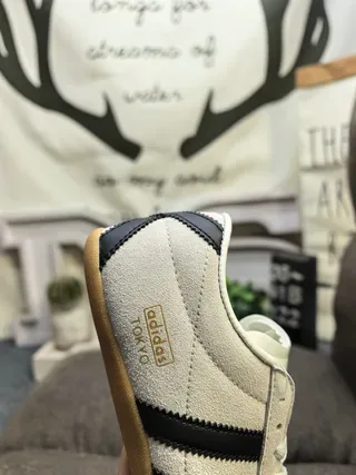 Adidas Spezial Brown Suede and Cream Stripe Lifestyle Sneakers 13