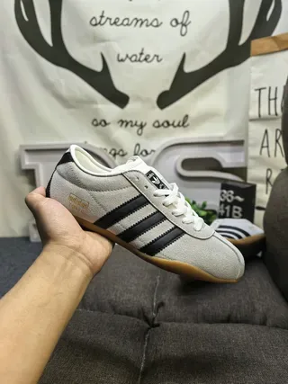Adidas Spezial Brown Suede and Cream Stripe Lifestyle Sneakers 15