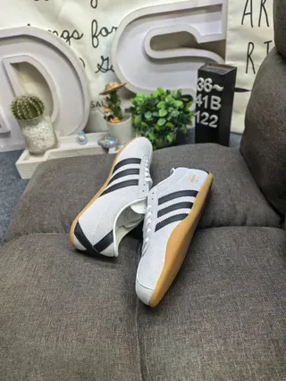 Adidas Spezial Brown Suede and Cream Stripe Lifestyle Sneakers 16