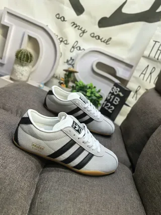 Adidas Spezial Brown Suede and Cream Stripe Lifestyle Sneakers 19
