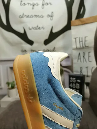 Adidas Spezial Light Blue Suede Lifestyle Sneakers 3