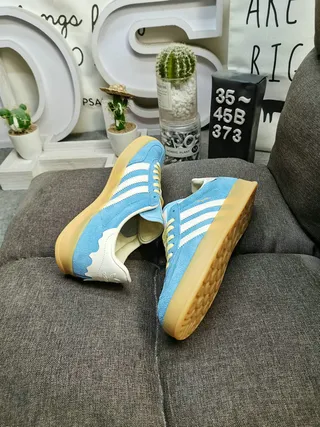 Adidas Spezial Light Blue Suede Lifestyle Sneakers 6
