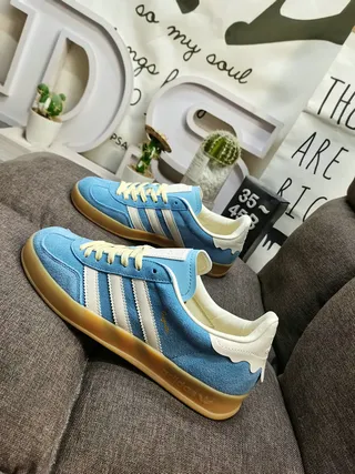 Adidas Spezial Light Blue Suede Lifestyle Sneakers 7