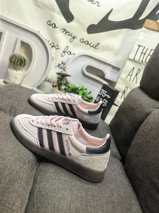 Adidas Spezial Pink Beige Suede Lifestyle Sneakers 7
