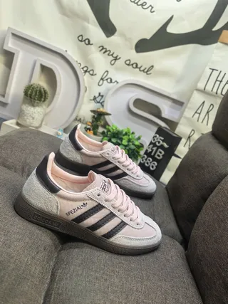 Adidas Spezial Pink Beige Suede Lifestyle Sneakers 9