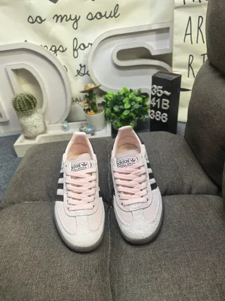 Adidas Spezial Pink Beige Suede Lifestyle Sneakers 10