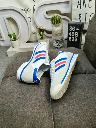 Adidas Spezial White Blue Red Gray Lifestyle Sneakers 6