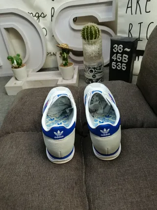 Adidas Spezial White Blue Red Gray Lifestyle Sneakers 8
