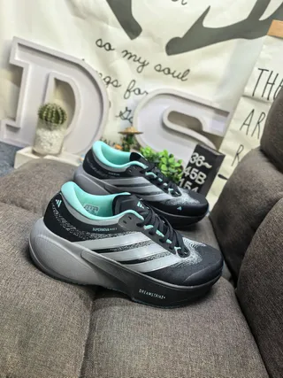 Adidas Supernova Ride 3 Black Silver Mint Running Shoes 9
