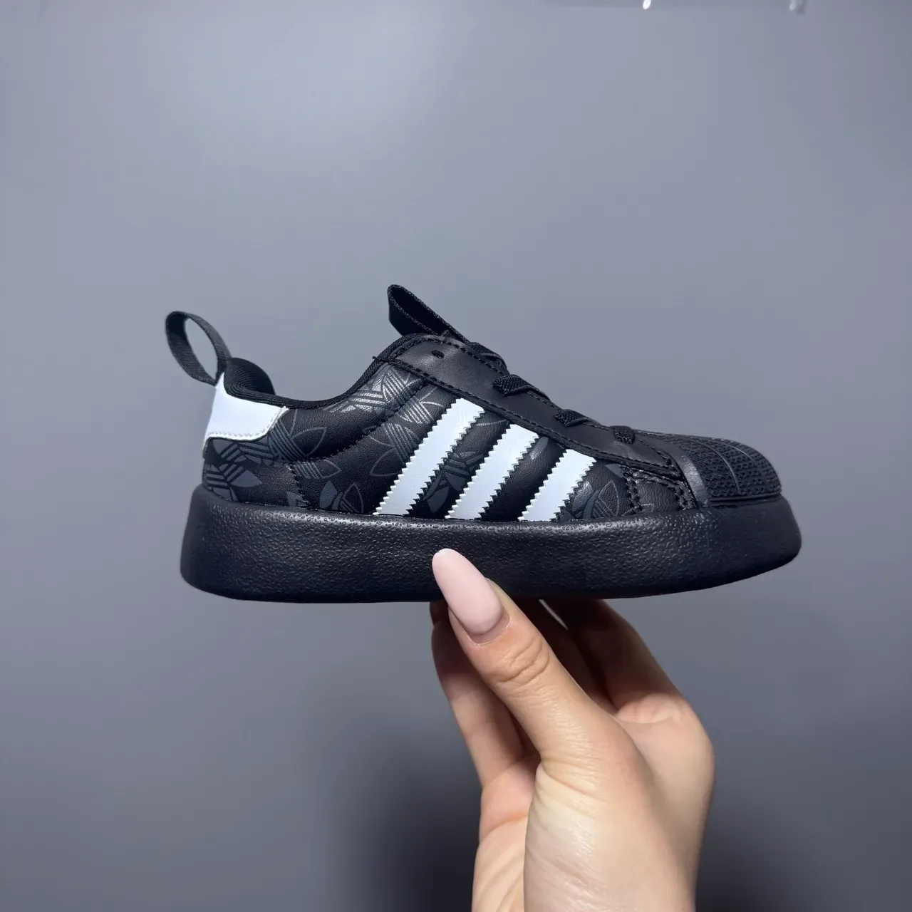 Adidas Superstar Black and White Lifestyle Sneakers 11