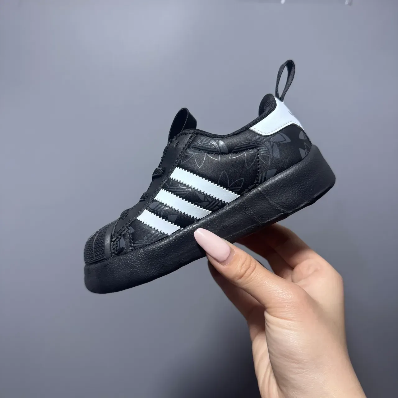 Adidas Superstar Black and White Lifestyle Sneakers 13
