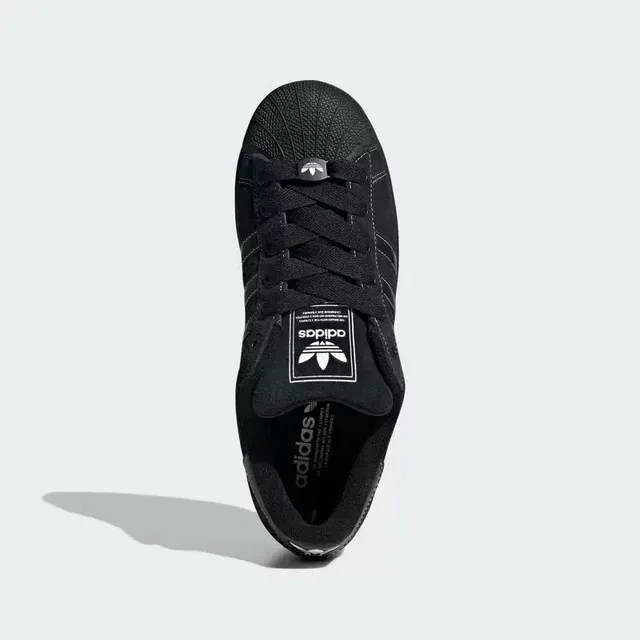 Adidas Superstar II काला शेल टो लाइफस्टाइल स्नीकर 7