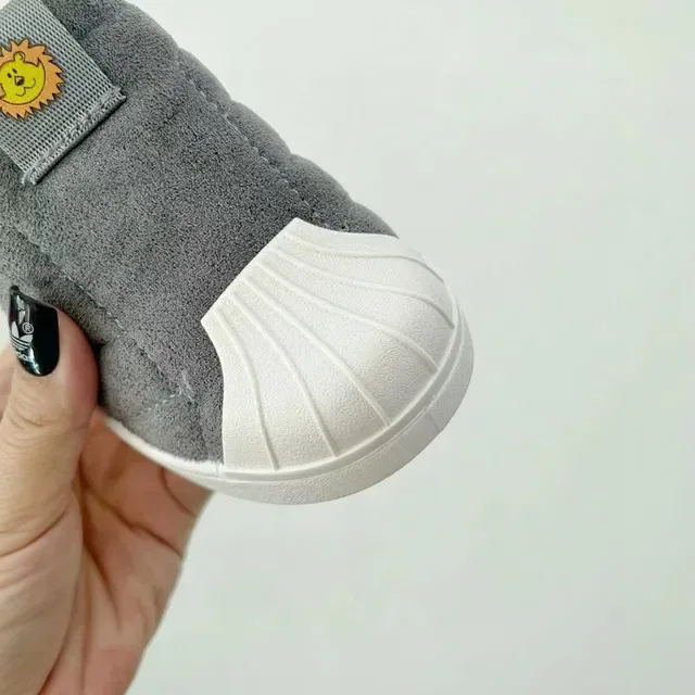 Adidas Superstar Kids Slip-On Quilted Gray Lifestyle Sneakers 10