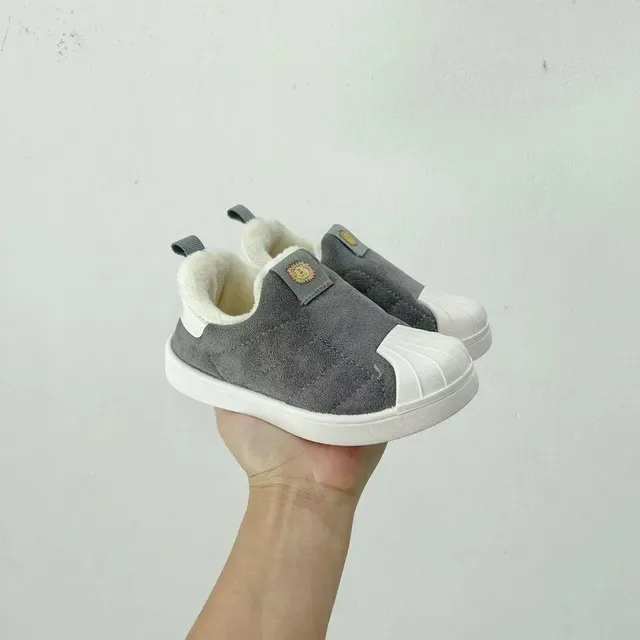 Adidas Superstar Kids Slip-On Quilted Gray Lifestyle Sneakers 15
