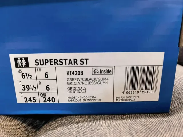 Adidas Superstar Metallic Gray and Black Lifestyle Sneakers 2