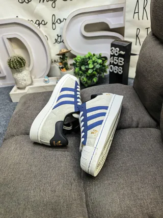 Adidas Superstar Off-White and Burgundy Lifestyle Sneakers 6
