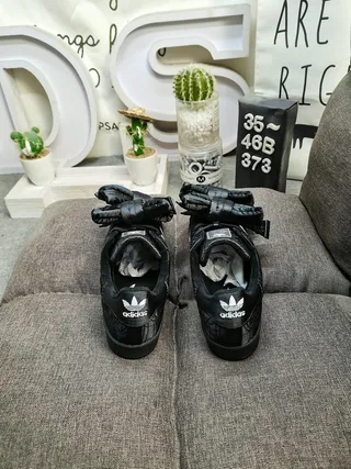 Adidas Superstar Quilted White Black Lifestyle Sneakers 18