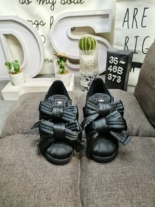Adidas Superstar Quilted White Black Lifestyle Sneakers 20