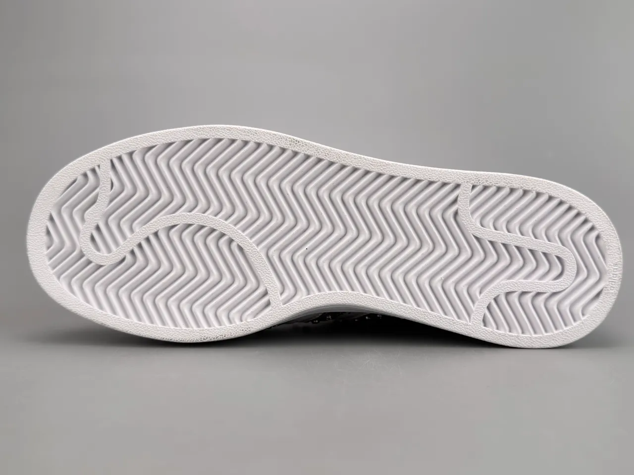 Adidas Superstar White Metallic Striped Stud-Embellished Lifestyle Sneakers 6