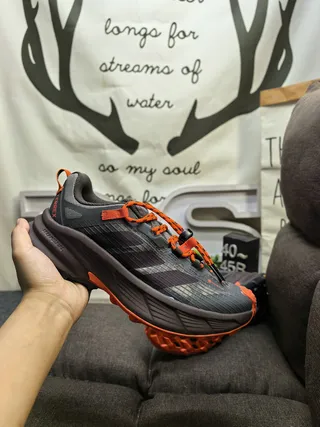 Adidas TERREX Agravic Flow gris violet orange chaussures de course 5