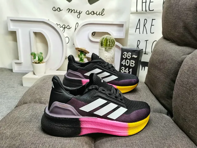 Adidas Ultraboost White Light Blue Black Red Running Shoes 11