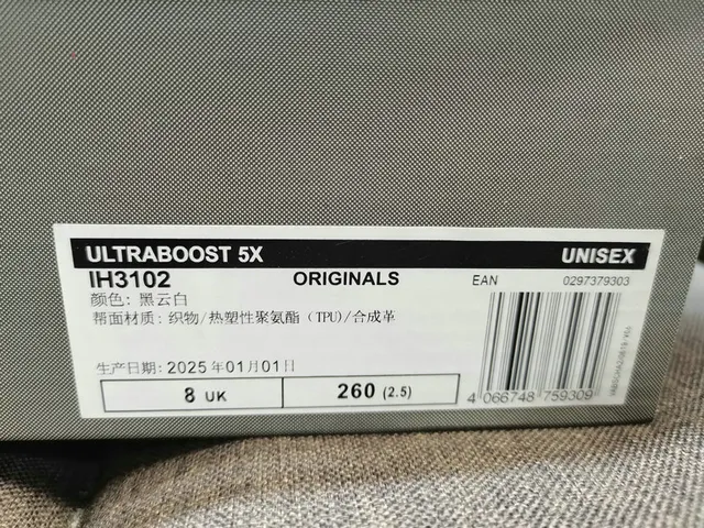 Adidas Ultraboost White Light Blue Black Red Running Shoes 12