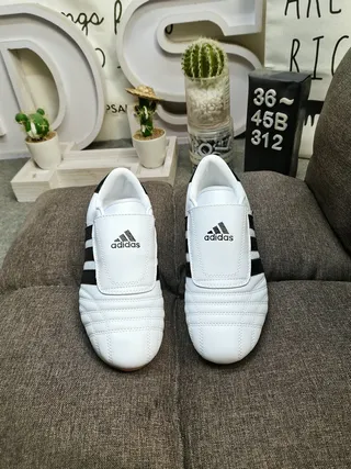 Adidas White Black Laceless Slip-On Quilted Toe Cap Sneakers 10