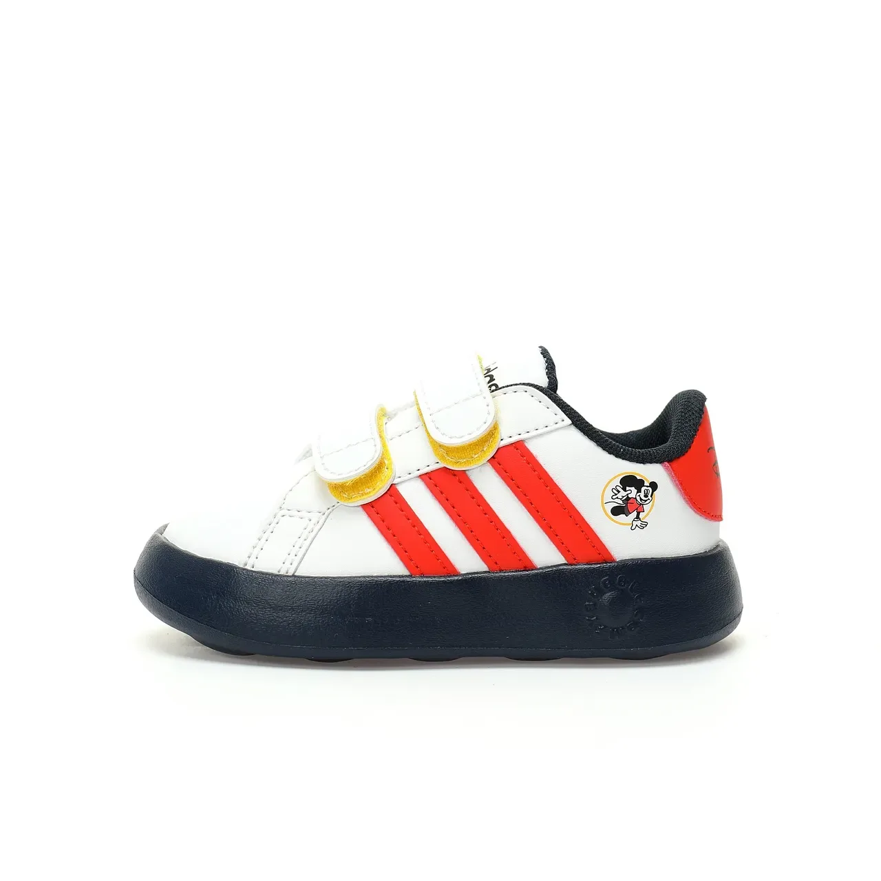 Adidas White Blue Low-Top Velcro Strap Closure Lifestyle Sneakers 5