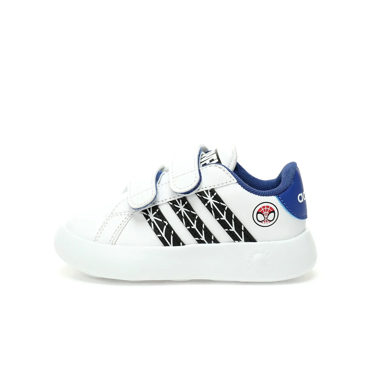 Adidas White Blue Low-Top Velcro Strap Closure Lifestyle Sneakers 7