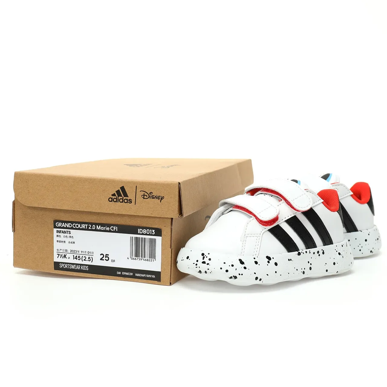 Adidas White Blue Low-Top Velcro Strap Closure Lifestyle Sneakers 14