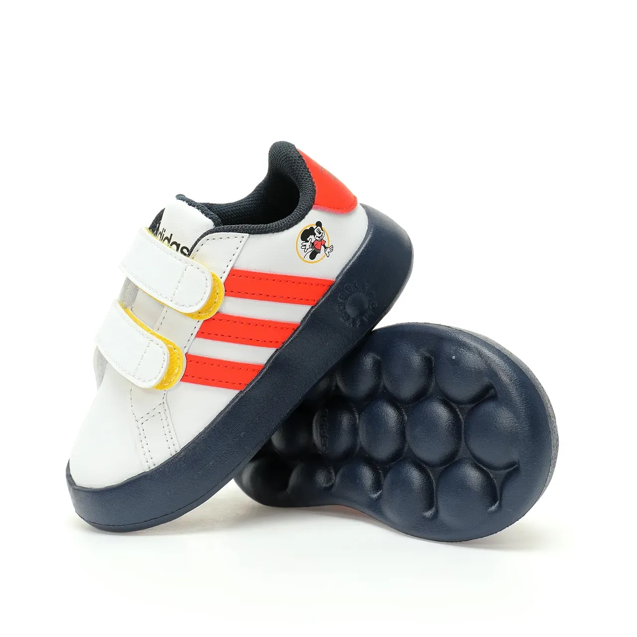 Adidas White Blue Low-Top Velcro Strap Closure Lifestyle Sneakers 17
